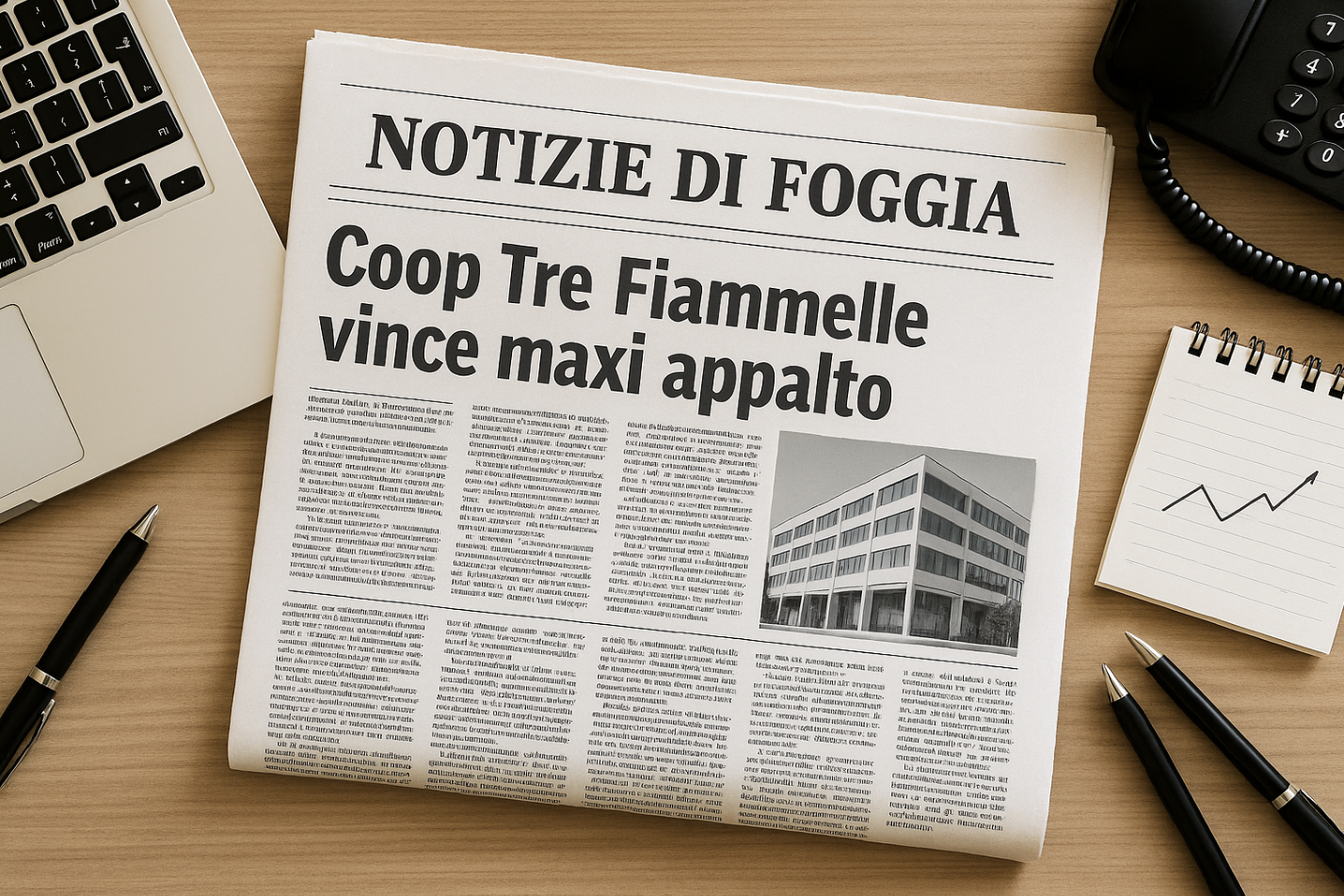 Cooperativa Tre Fiammelle a Foggia, un nuovo inizio all’insegna della legalità
